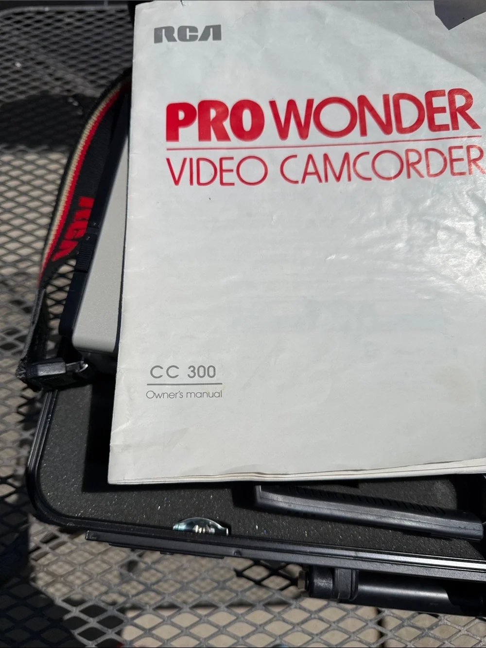 Silver Vintage Video Camcorder - Portable VHS-C Recorder